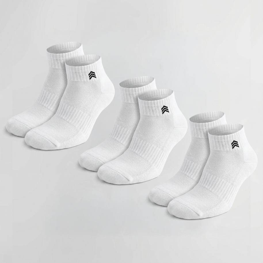 RAZO White Socks - 3 Pairs
