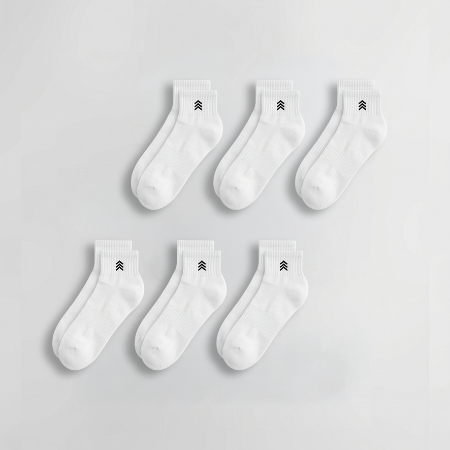 RAZO White Socks - 3 Pairs