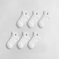 RAZO White Socks - 3 Pairs