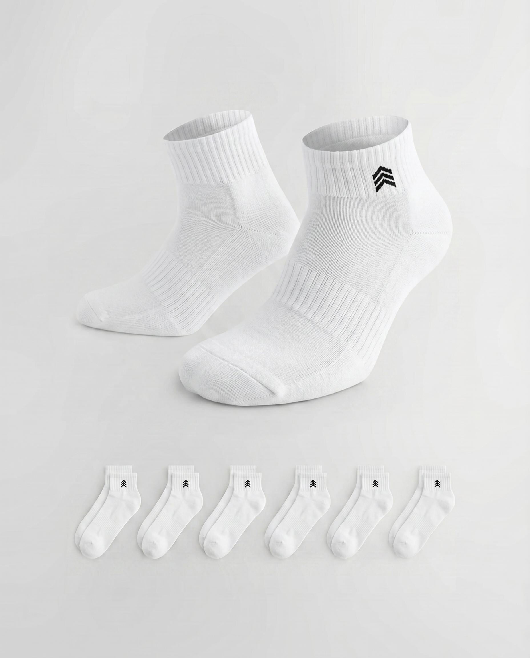 RAZO White Socks - 3 Pairs