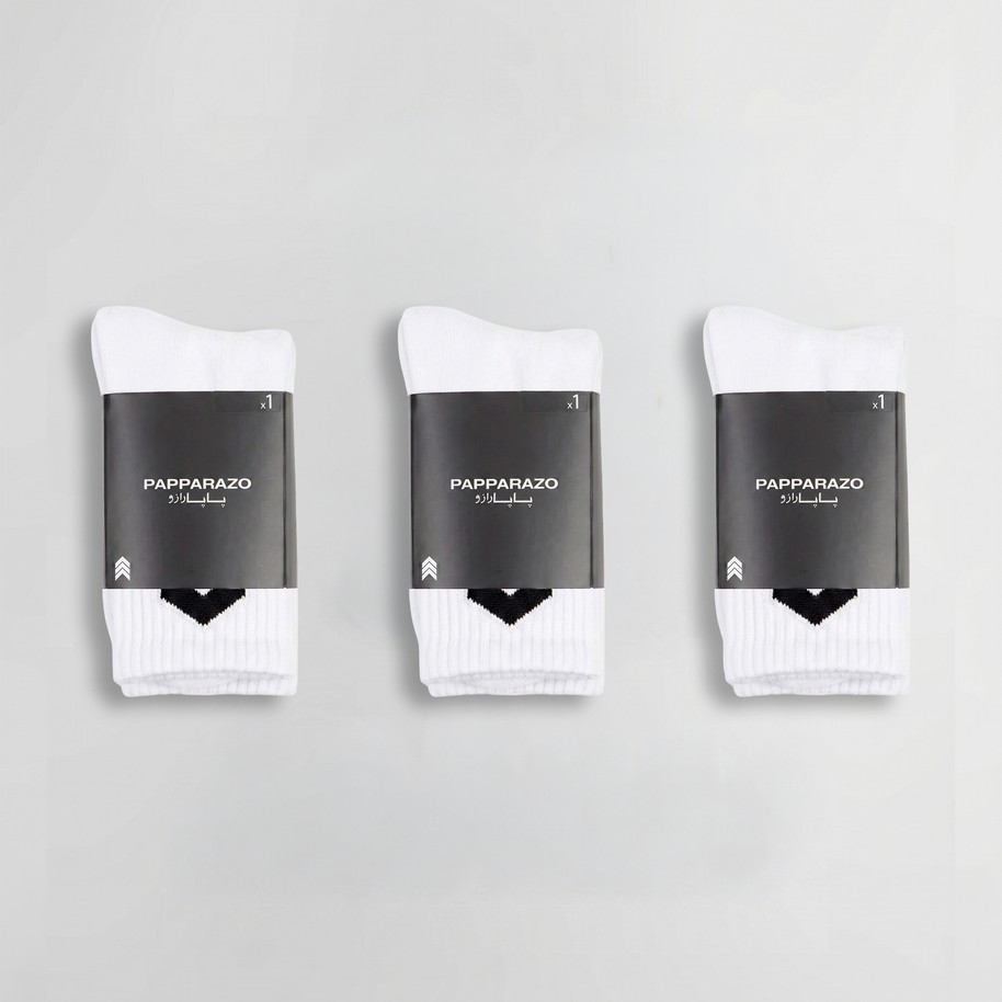 RAZO White Socks - 3 Pairs