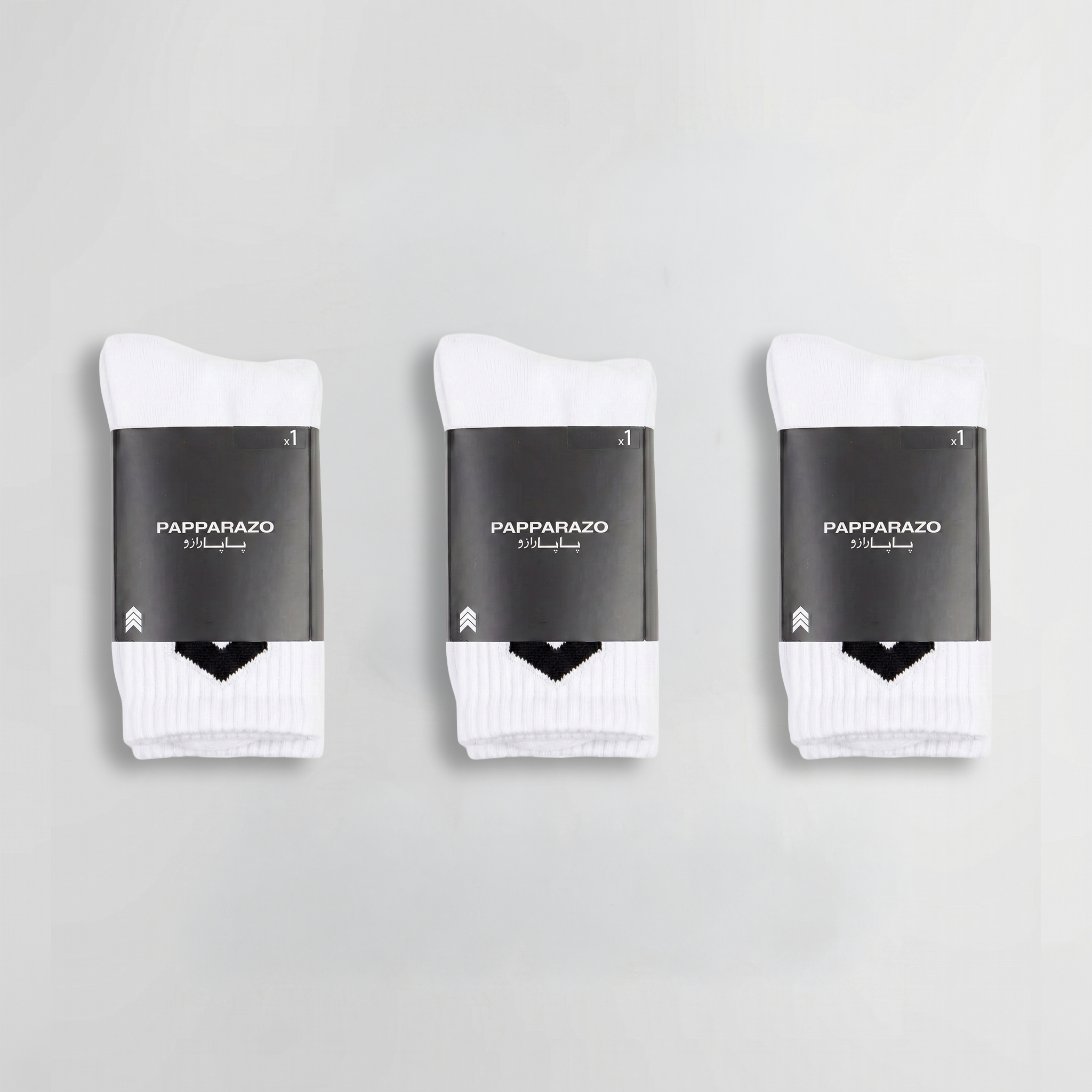 RAZO White Socks - 3 Pairs
