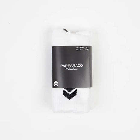 3 PAIRS - WHITE SOCKS